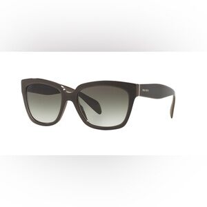 Prada Gray Frame/Black Lenses Sunglasses